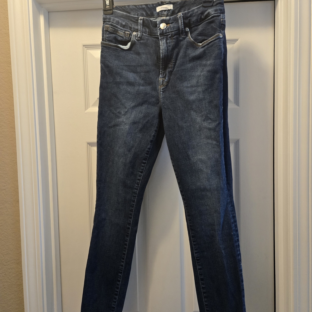 Good American Dark Blue Skinny Jeans